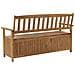 Panca Da Giardino Con Contenitore Legno 160 Cm Sovana - Foto miniatura 2