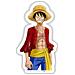 Lampada A Neon Da Muro Monkey D. Rufy One Piece 40 Cm, Multicolore - Foto miniatura 1