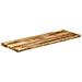 Piano Tavolo Bordi Vivi 110x40x3,8 Cm Legno Di Mango Grezzo - Foto miniatura 2
