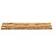 Piano Tavolo Bordi Vivi 110x40x3,8 Cm Legno Di Mango Grezzo - Foto miniatura 3