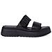 Black Casual Open Slippers Ciabatte Pelle Scarpe Donna Nero Eu 36, 1-27294-28 007 - Foto miniatura 1