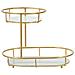 Vassoio Mf690 - Oro - Metallo - 36x22,5x27 Cm - Foto miniatura 1