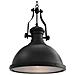 Lusso Casadino -  Lampada Da Soffitto Nera Rotonda E27 - Foto miniatura 2