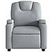 Poltrona Elettrica Reclinabile Grigio Chiaro in Tessuto - Foto miniatura 9