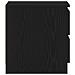 Comodino nero in legno ingegnerizzato vitaXL 50x40x43,5 cm - Foto miniatura 7