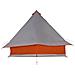 Tenda Familiare Tipi Grigio e Arancione Impermeabile per 8 Persone - Foto miniatura 6