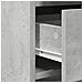Tavolo da Trucco 3 pcs Grigio 40 x 41 x 75 cm Legno multistrato - Foto miniatura 9