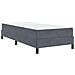 Letto box spring con materasso Grigio scuro 100 x 200 cm - Foto miniatura 1