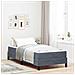 Letto box spring con materasso Grigio scuro 100 x 200 cm - Foto miniatura 2