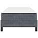 Letto box spring con materasso Grigio scuro 100 x 200 cm - Foto miniatura 7