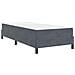 Letto box spring con materasso Grigio scuro 100 x 200 cm - Foto miniatura 9