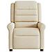 Poltrona Reclinabile in Tessuto Crema - Foto miniatura 3