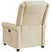 Poltrona Reclinabile in Tessuto Crema - Foto miniatura 5