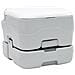 Toilette Portatile per Camping Grigio 41.5 x 36.5 x 30 cm - Foto miniatura 1