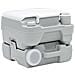 Toilette Portatile per Camping Grigio 41.5 x 36.5 x 30 cm - Foto miniatura 2