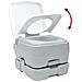 Toilette Portatile per Camping Grigio 41.5 x 36.5 x 30 cm - Foto miniatura 9