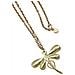 Collana Lunga Libellula In Oro, 80 Cm - Foto miniatura 2