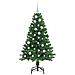 Albero di Natale artificiale con 150 LED Verde 150 cm - Foto miniatura 4