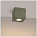 Lampada Da Soffitto Quad Cemento Verde Oliva Sl. 1845 - Industriale Lampada A Soffitto Verde Oliva 10x10x10 Cm - Foto miniatura 3