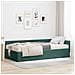 Struttura Letto Angolare con Materasso 2 pcs Verde Velluto - Foto miniatura 2