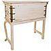 Baule Alto In Legno Marrone 90x41x90h - Foto miniatura 4