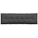 Cuscino per Schiena Grigio scuro 180 x 50 cm Tessuto in Cords - Foto miniatura 6