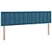 Letto con Contenitore con materasso Blu Scuro 100 x 200 cm - Foto miniatura 9