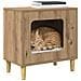 Casa per Gatti Rovere Artigianale 51 x 30 x 52 cm - Foto miniatura 3