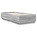 Struttura del letto con testiera Grigio Sonoma 100 x 200 cm - Foto miniatura 5