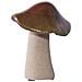 Set 3 Funghi Decorativi In Gres Ceramico Multicolore - Foto miniatura 2