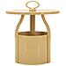 Tavolino Vkh1094-beige-plastica-44x44x43 Cm - Foto miniatura 1