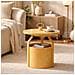 Tavolino Vkh1094-beige-plastica-44x44x43 Cm - Foto miniatura 6