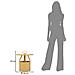 Tavolino Vkh1094-beige-plastica-44x44x43 Cm - Foto miniatura 7