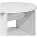 Mobile laterale Bianco Lucido Ø40 x 50 cm Legno ingegnerizzato - Foto miniatura 8
