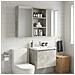 Armadio da bagno a muro Grigio Cemento 40 x 14 x 70 cm - Foto miniatura 5