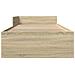 Struttura letto con testata Rovere Sonoma 80 x 200 cm - Foto miniatura 4