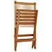 Sedie da Giardino Pieghevoli 6pz Beige Legno Massello di Acacia - Foto miniatura 8