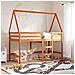 Struttura per letto soppalco Marrone Cera 90 x 190 cm - Foto miniatura 2