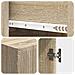 Set di armadi 2 pcs 33 x 34,5 x 90 cm Legno ingegnerizzato - Foto miniatura 7