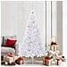 Albero di Natale artificiale Bianco 210 cm PVC e Acciaio - Foto miniatura 2