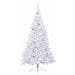 Albero di Natale artificiale Bianco 210 cm PVC e Acciaio - Foto miniatura 3