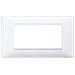 Placca 4 Moduli Bianco Plana 14654.01 - Foto miniatura 1