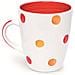 Set 6 mug Pois multicolor - Foto miniatura 4