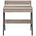 Scrivania Broxton Marrone Chiaro 77 Cm 46 Cm Con Contenitore - Foto miniatura 5