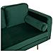 Chaise Longue In Velluto Verde Smeraldo Destra Miramas - Foto miniatura 23