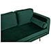 Chaise Longue In Velluto Verde Smeraldo Destra Miramas - Foto miniatura 18