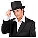 Cappello A Cilindro Nero Elegante Per Adulto - Foto miniatura 1