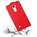 Custodia Compatibile Con Lg K10 2016 In Rosso Mela - Coperchio Protettivo In Design Flip Con Chiusura Magnetica - Foto miniatura 6