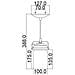 Elstead Brinley - Mini Sospensione A Soffitto A 1 Luce Nichel Spazzolato, E27 - Foto miniatura 5