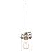 Elstead Brinley - Mini Sospensione A Soffitto A 1 Luce Nichel Spazzolato, E27 - Foto miniatura 1